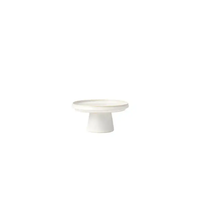 Tablekraft Urban Serve Pedestal Plate 146x72mm White