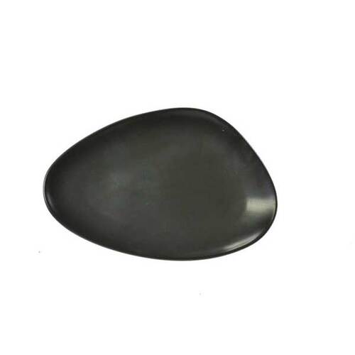 Tablekraft Black Oval Plate 295x250mm 