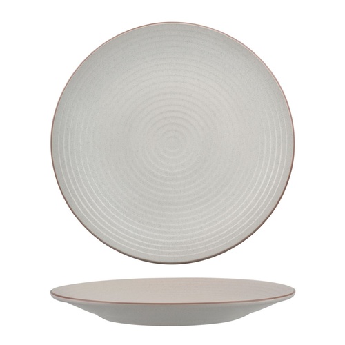 Zuma Mineral Round Plate - Ribbed 310mm - Box of 3