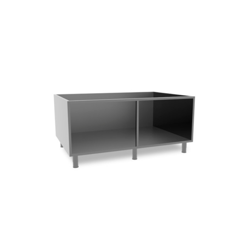 Baron 90VA120 Stainless Steel Open Cabinet - 1200mm Wide