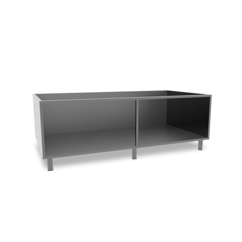 Baron 90VA160 Stainless Steel Open Cabinet, 1600mm wide