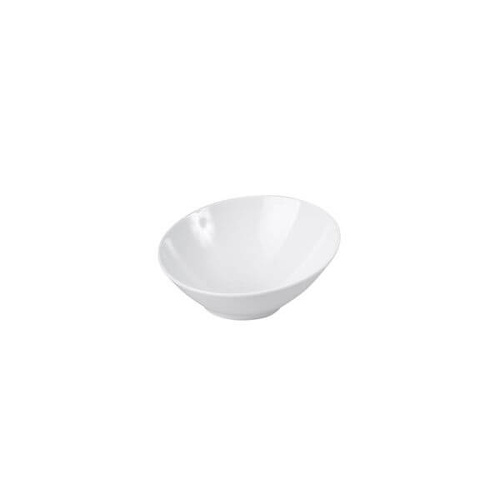 Ryner Melamine Serving Bowls Slant Bowl 210mm White*