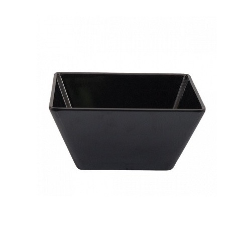 Ryner Melamine Serving Bowls Square Bowl 240x240x100mm Black 