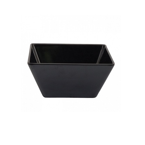 Ryner Melamine Serving Bowls Square Bowl 300x300x115mm Black 