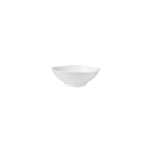 Ryner Melamine Serving Bowls Wave Bowl 125x30mm White 
