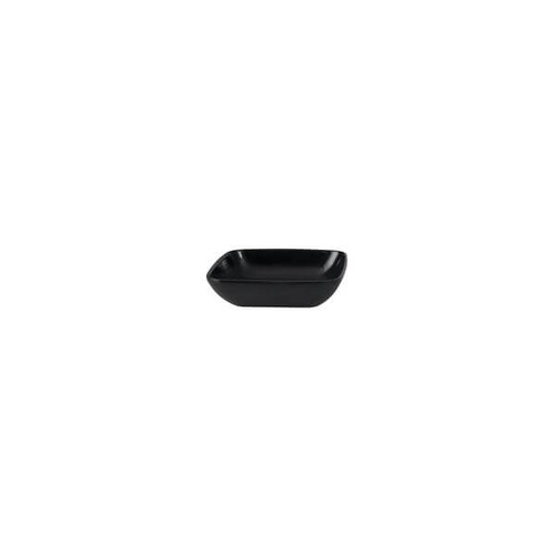 Ryner Melamine Square Sauce Dish 100x100mm Black 