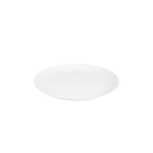 Ryner Melamine Serving Platters Round Coupe Platter 400mm White 