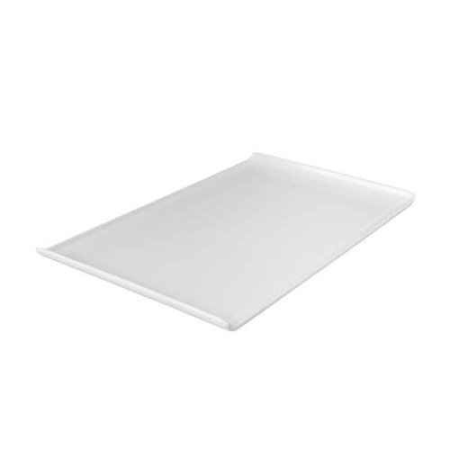 Ryner Melamine Serving Platters Rectangular Platter With Lip 530x320mm White 