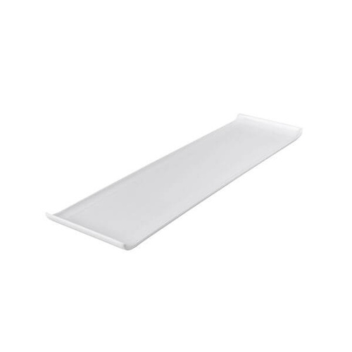 Ryner Melamine Serving Platters Rectangular Platter With Lip 555x150mm White 