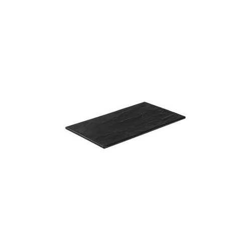 Ryner Taroko Rectangular Platter 375 x 210mm Black (Box of 3)
