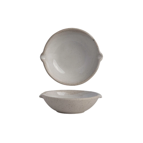 Pottr Gembrook White Dish With Double Spout 100mm/100ml (Box of 6)