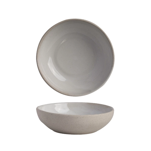 Pottr Gembrook White Round Bowl 195x50mm/930ml (Box of 6)
