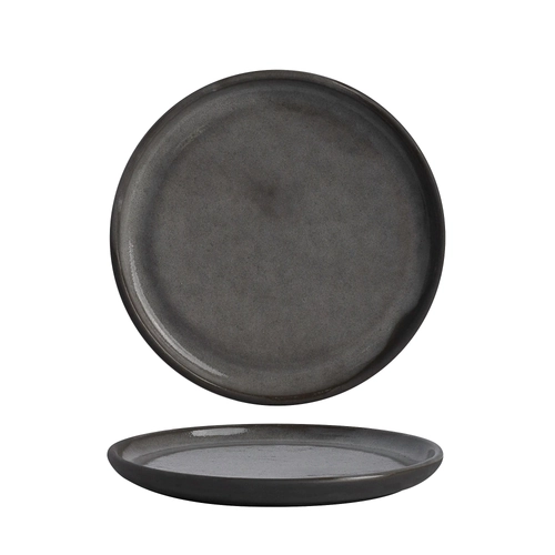 Pottr Gembrook Grey Flat Coupe Plate 165mm (Box of 6)