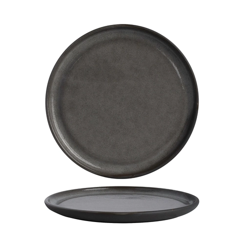 Pottr Gembrook Grey Flat Coupe Plate 200mm (Box of 6)