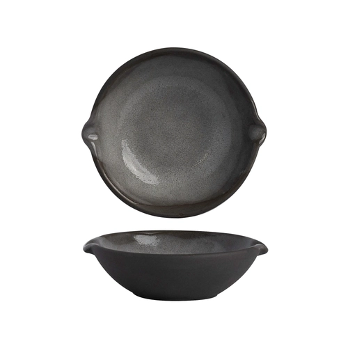 Pottr Gembrook Grey Dish With Double Spout 165mm/280ml (Box of 4)