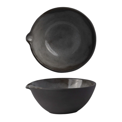 Pottr Gembrook Grey Bowl With Spout 120x50mm/370ml (Box of 6)