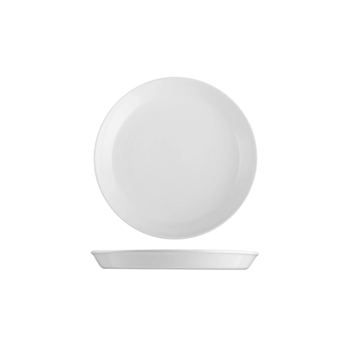 Pottr Finn White Round Tapered Plate 170mm (Box of 6)