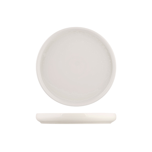 Moda Porcelain Snow Stackable Round Plate 210mm - Box of 6