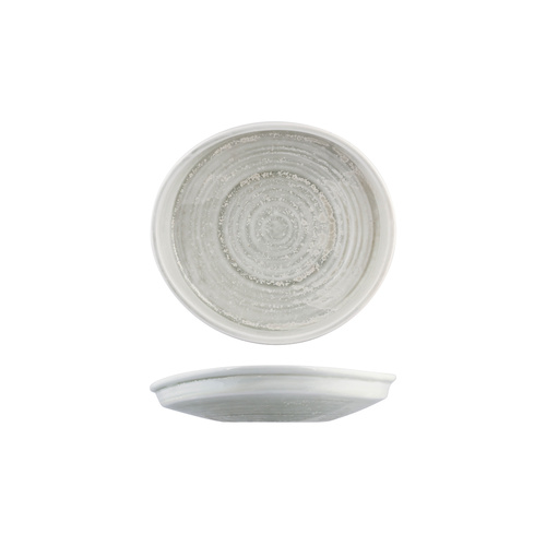 Moda Porcelain Willow Organic Plate 225x205mm / 50mm - Box of 3