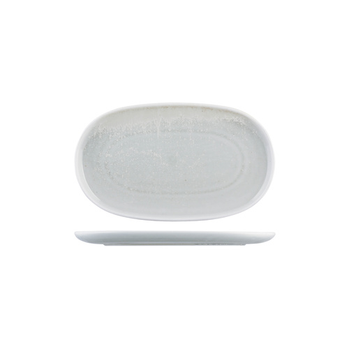 Moda Porcelain Willow Oval Coupe Plate 305x180mm - Box of 6