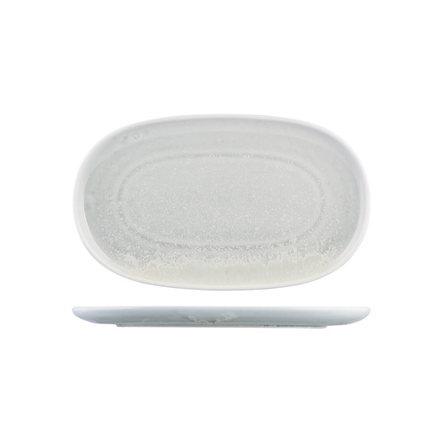 Moda Porcelain Willow Oval Coupe Plate 355x215mm - Box of 3