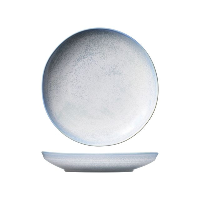Moda Porcelain Cloud Textured Light Blue Serving Bowl 365mm (Box of 4)