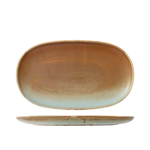 Moda Porcelain Nourish Oval Coupe Plate 405x240mm - Box of 3