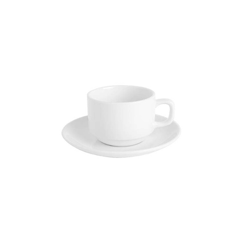 Royal Porcelain Chelsea Wide Bottom Stackable Coffee Cup 0.20Lt (Box of 12)