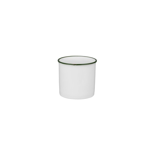 Luzerne Tintin White / Green Serving Cup White / Green 100mm / 450ml - Box of 12