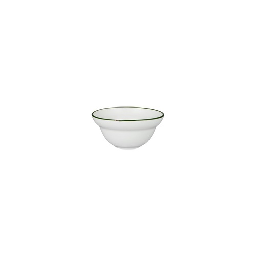 Luzerne Tintin White / Green Round Bowl White / Green 120mm / 140ml - Box of 12