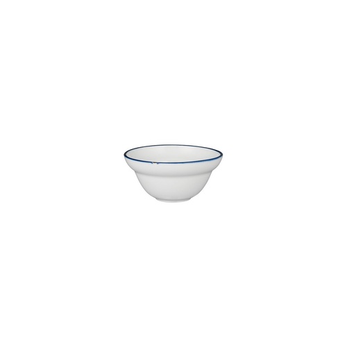 Luzerne Tintin White / Navy Round Bowl White / Navy 120mm / 140ml - Box of 12