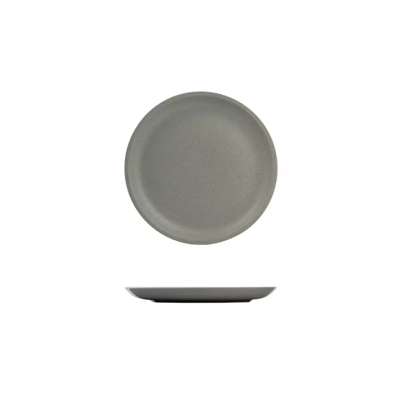 Luzerne Dune Ash Round Plate 231mm (Box of 4)