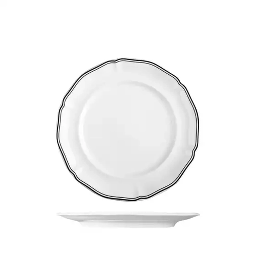 Luzerne Astoria Ink Round Plate 230mm (Box of 6)