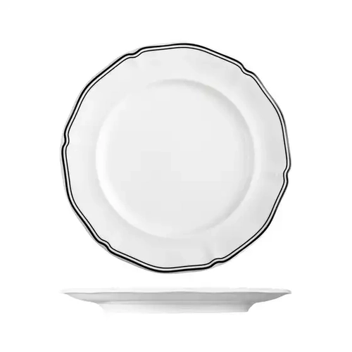 Luzerne Astoria Ink Round Plate 270mm (Box of 4)