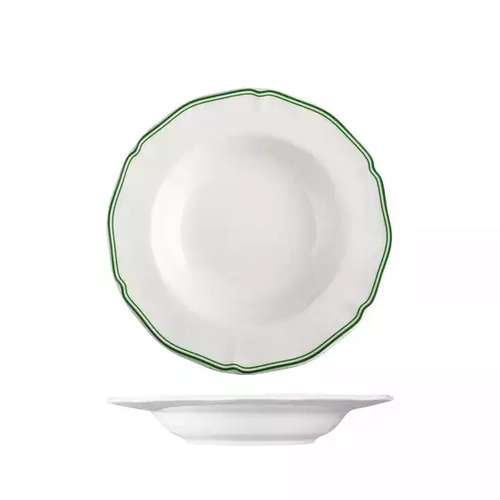 Luzerne Astoria Emerald Soup / Pasta Bowl 235mm (Box of 4)