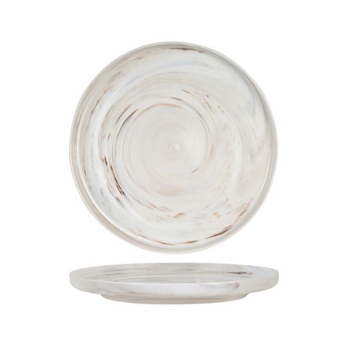 Luzerne Signature Marble Round Plate - Vertical Rim Marble 280x30mm - Box of 3