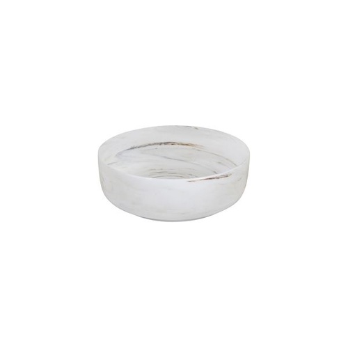 Luzerne Signature Marble Round Bowl - Vertical Rim Marble 200x70mm / 2650ml - Box of 2