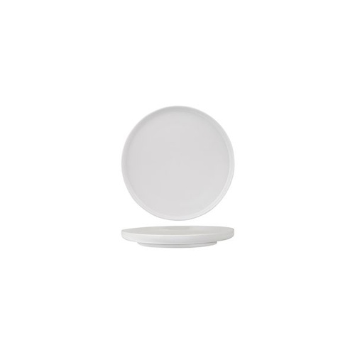Luzerne Signature White Round Plate - Vertical Rim White 165x20mm - Box of 6