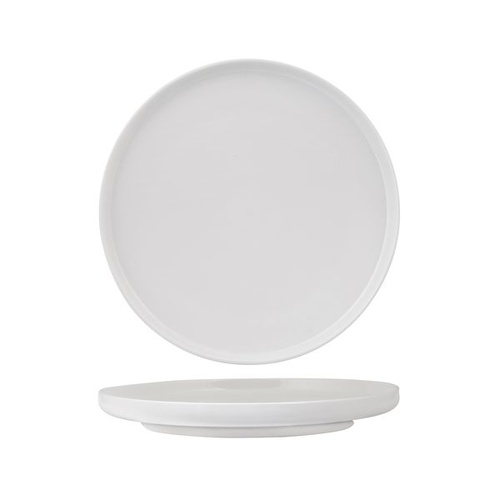 Luzerne Signature White Round Plate - Vertical Rim White 280x30mm - Box of 3