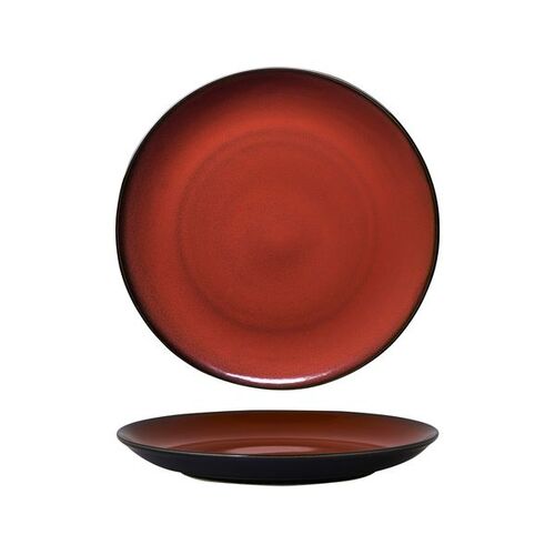 Luzerne Rustic Crimson Round Coupe Plate 265mm (Box of 4)