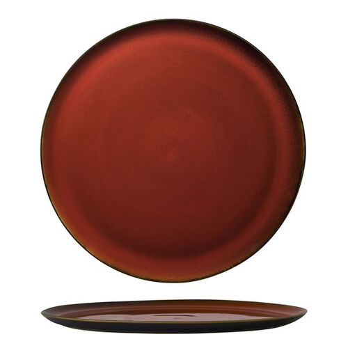 Luzerne Rustic Crimson Pizza Plate 320mm