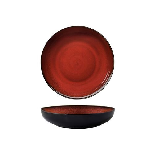 Luzerne Rustic Crimson Bowl/Plate 230x51mm (Box of 4)
