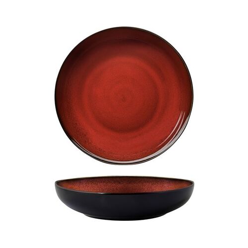 Luzerne Rustic Crimson Bowl/Plate 260mm (Box of 4)