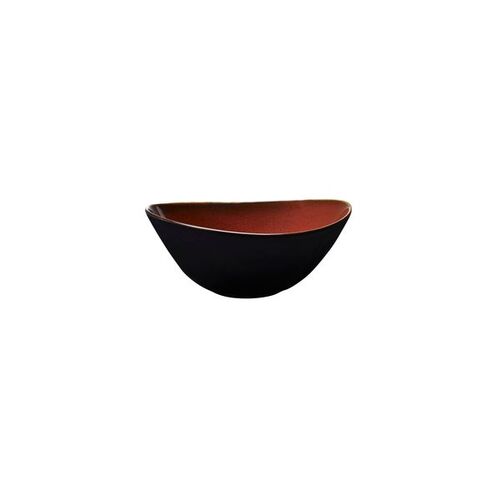 Luzerne Rustic Crimson Oval Bowl 155x145mm (Box of 6)