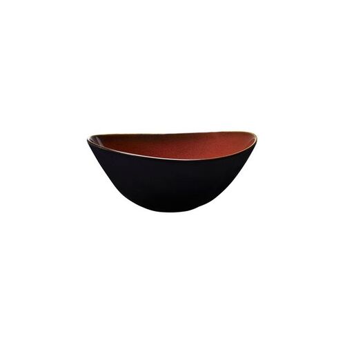 Luzerne Rustic Crimson Oval Bowl 190x170mm (Box of 6)
