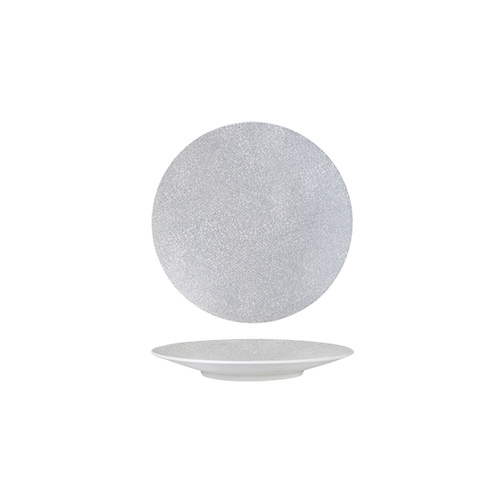 Luzerne Zen Round Coupe Plate Grey Web 155mm - Box of 6