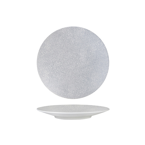 Luzerne Zen Round Coupe Plate Grey Web 205mm - Box of 6