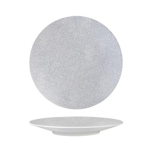 Luzerne Zen Round Coupe Plate Grey Web 275mm - Box of 4