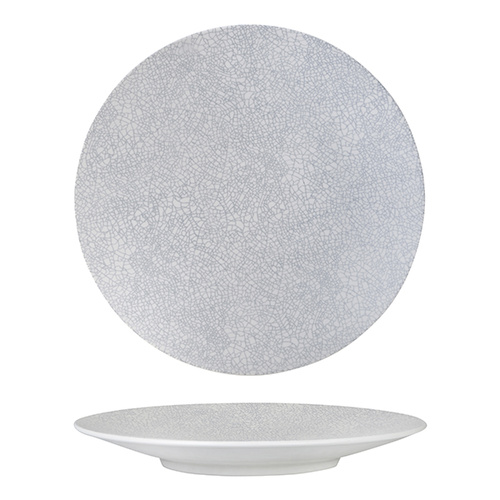 Luzerne Zen Round Coupe Plate Grey Web 310mm - Box of 3