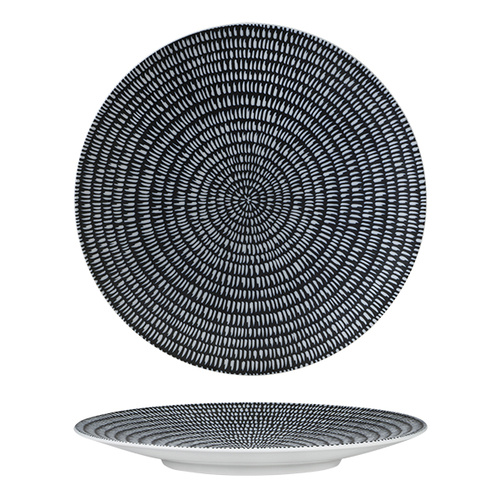 Luzerne Zen Round Coupe Plate Storm 310mm - Box of 3